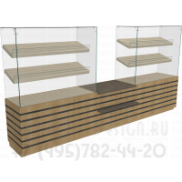 Остекленные прилавки для торговли выпечкой