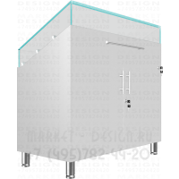 Остекленный прилавок для медицинских приборов