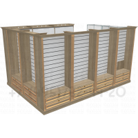 Павильон для размещения внутри магазина одежды для мелкой кожгалантереи