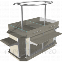Павильон с остекленными прилавками для тц