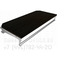 Полка для стеллажа дсп с кронштейном