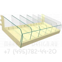 Полка с перегородками для сладких изделий