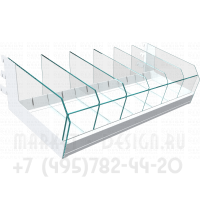 Полка с разделителями для конфет