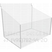 Пластиковый карман из пластика для женских колготок в эконом панель