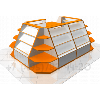 Прилавки остекленные для газет и журналов