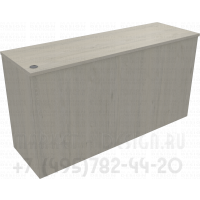 Прилавок для кассы с ящиком и полками под товары