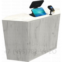 Прилавок для кассы угловой