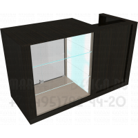 Прилавок под кассу с витриной