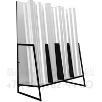 Пристенный стеллаж для обоев для вертикального размещение рулонов