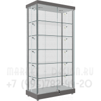 Прямоугольная стеклянная витрина