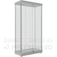 Прямоугольная экспозиционная витрина для знамён до 1800 мм.