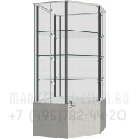 Пятиугольная торговая витрина