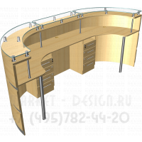 Ресепшн с рабочей поверхностью