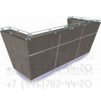 Ресепшн со столешницей и подсветкой