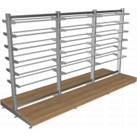 Сборка из трех островных гондол для магазина обои
