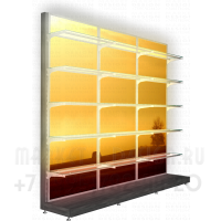 Сборка стеллажей с подсветкой для косметических средств