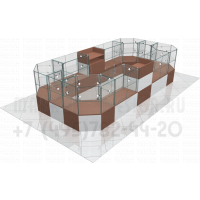 Сборно-разборный павильон для бижутерии
