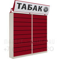 Шкаф для сигарет тандем в красном цвете 