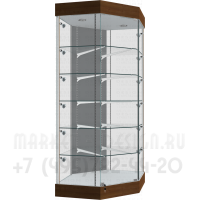 Шкаф витрина ромб с регулировкой полок по высоте