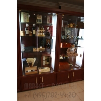 Торговый стеклянный шкаф для табачных аксессуаров