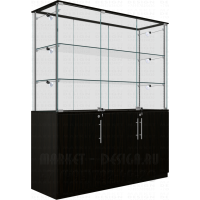 Стеклянная витрина для аксессуаров