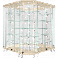 Стеклянная витрина для демонстрации товаров