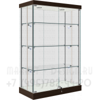 Стеклянная витрина настольная прямоугольник