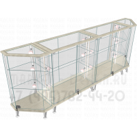 Стеклянные прилавки для продажи подарков и сувениров