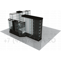 Стеклянные торговые витрины под бижутерию