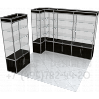 Стеклянные витрины для торговли сувенирами