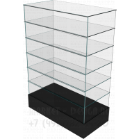 Стеклянный демонстрационный прилавок для парфюмерии и косметики