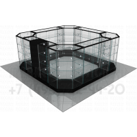 Стеклянный остров для продажи бижутерии