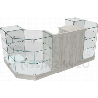 Стеклянный павильон для продажи телефонных аксессуаров