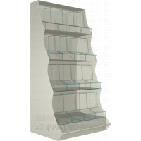 Стеллаж для продажи весового мармелада