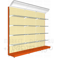 Стеллаж с полками для товара 3100 мм