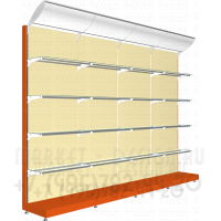 Стеллаж с полками для товара 3510 мм