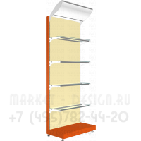 Стеллаж с полками для товара 960 мм
