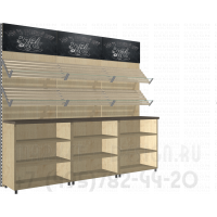 Стеллажи демонстрационные для продажи хлеба