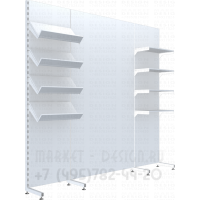 Стеллажи комбинированные для магазина постельного белья