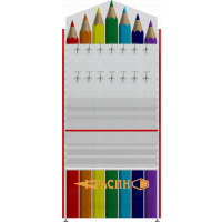 Стойка для карандашей для магазина канцтоваров