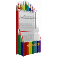 Стойка для продажи карандашей