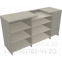 Стойка ресепшн кассовая