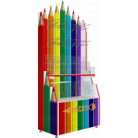 Стойка в магазин канцтоваров для карандашей
