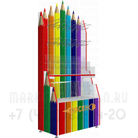 Стойка в магазин канцтоваров для карандашей