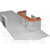 Торговая мебель для аптечного пункта 
