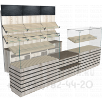 Торговая мебель для хлебного павильона 