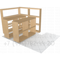 Торговая мебель для продажи и демонстрации ткани