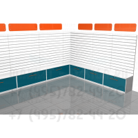 Торговая мебель с экономпанелями для продажи ортопедических товаров. 