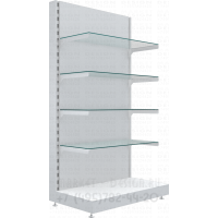 Торговая пристенная стойка для продажи обуви