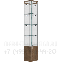 Торговая шестигранная витрина